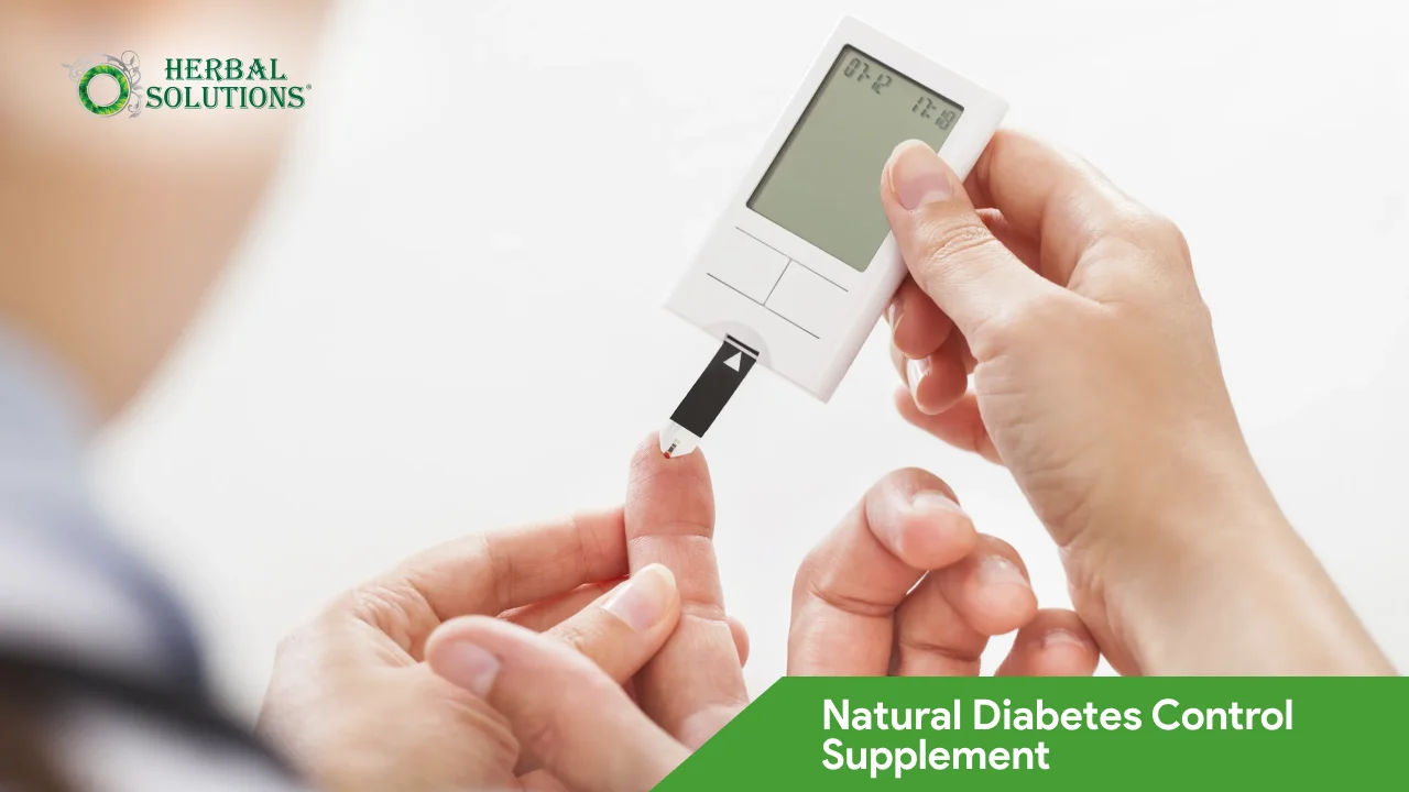 Natural Diabetes Control Supplement