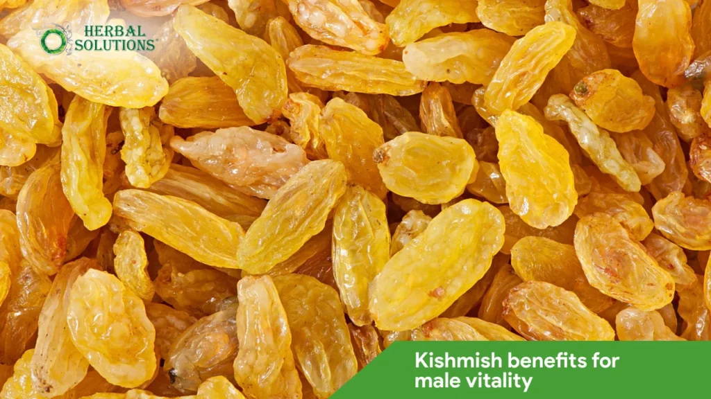 kishmish benefits for male vitality